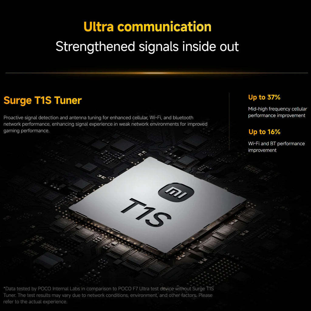 POCO F7 Ultra 5G Smartphone, 16GB RAM, 512GB Storage, 120Hz AMOLED AE Tidesmit
