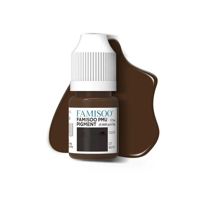 Eyebrow Tattoo Ink - Professional 5ml Microblading Pigment for PMU Machines Permanent Makeup Machines Tidesmit