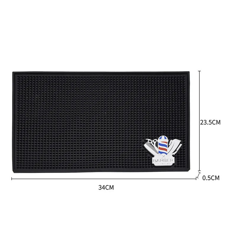 Barber Station Mat Non-Slip Pad for Professional Hair Tool Organization Massage Chairs M Tidesmit