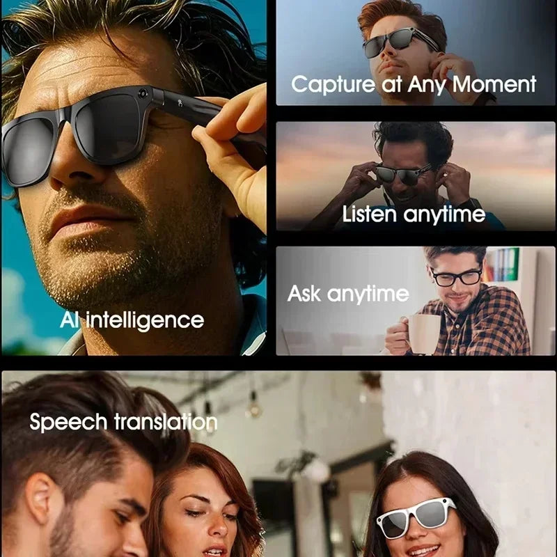 Tidesmit Smart Glasses with 8K Camera & Spatial Audio - Mixed Reality Series Tidesmit