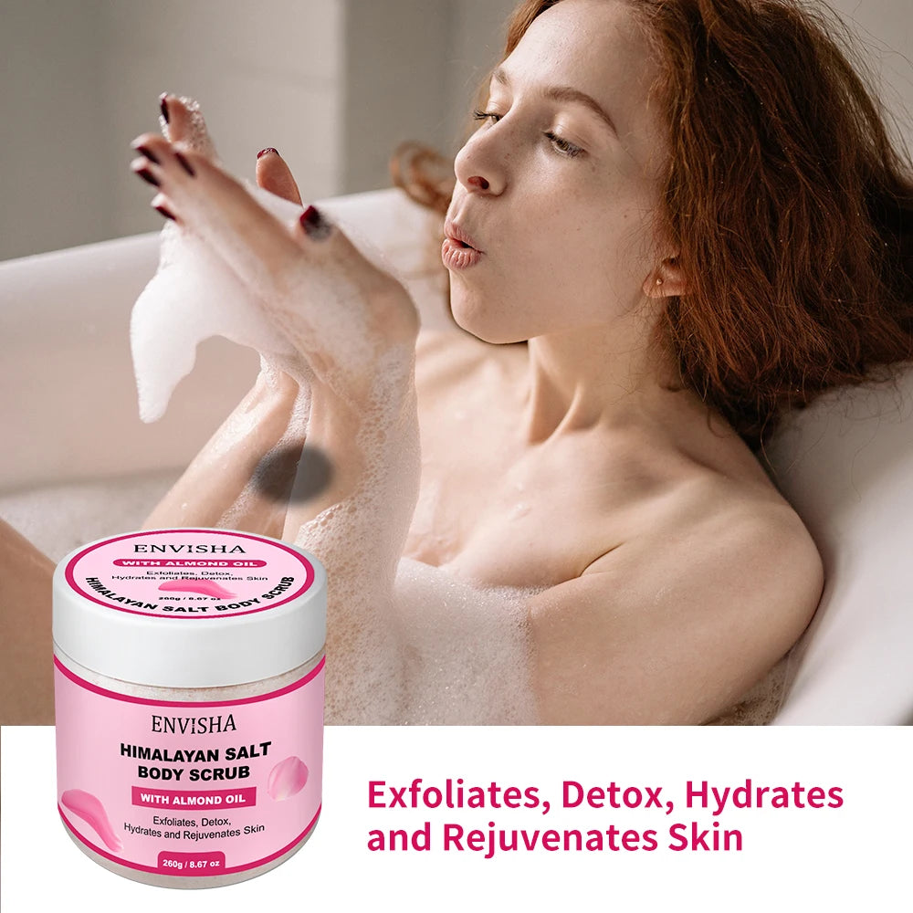 Rose Body Scrub - Natural Exfoliating Moisturizer for Smooth Skin Scrubs Treatments Tidesmit