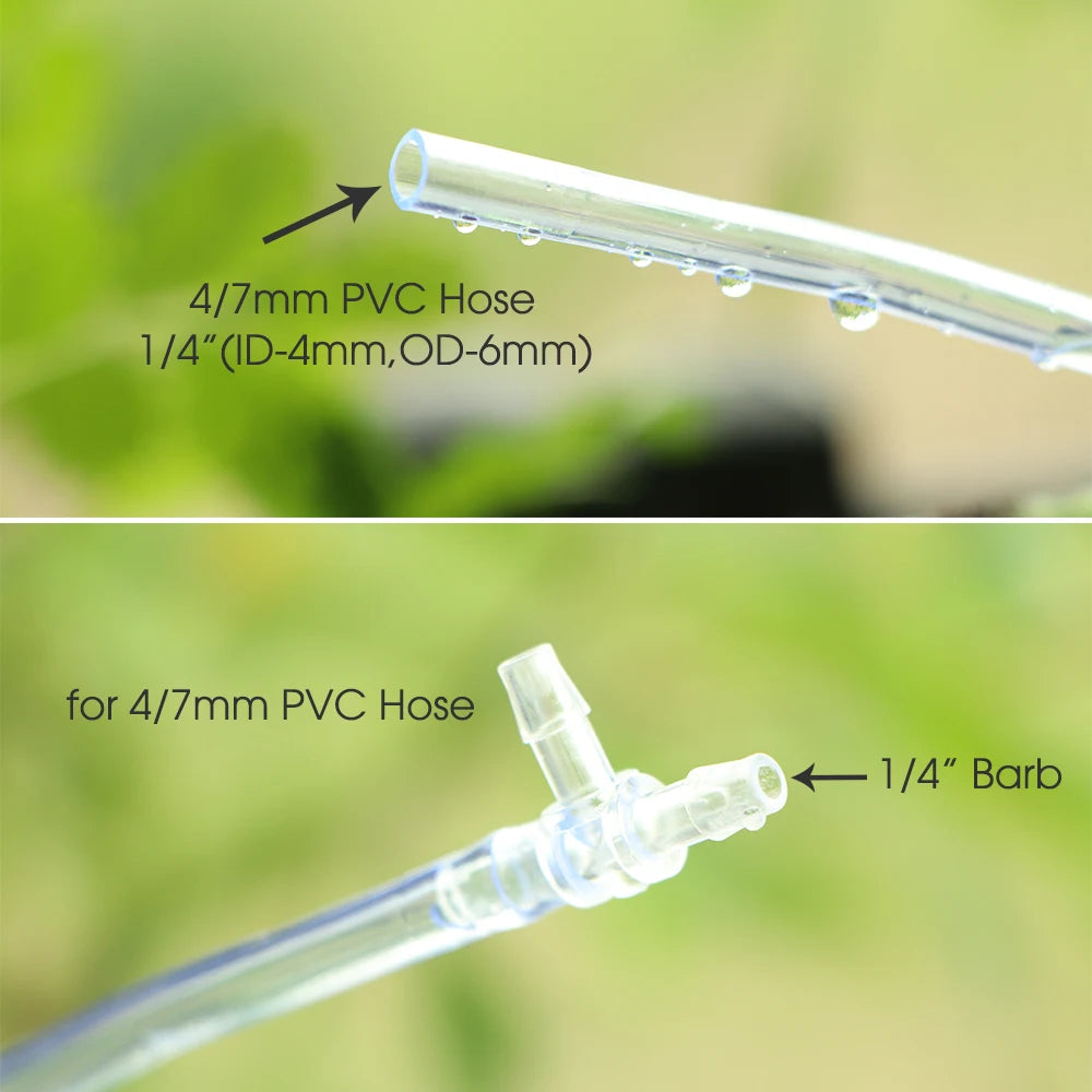 Garden Drip Irrigation Kit with Regulating Valve Potted Plant Watering Device 4/7mm Hose Watering Saving Micro Dripper Greenhous