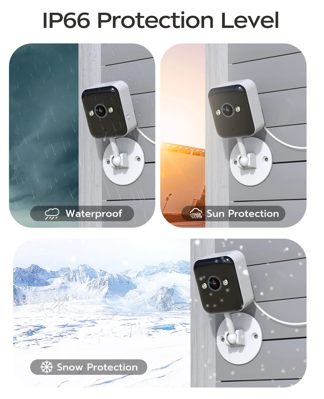 JOOAN 1080P Wifi Security Camera Outdoor&Indoor 5X Zoom Motion Detect Two-Way Audio Smart Home Security IP Camera for Baby & Pet