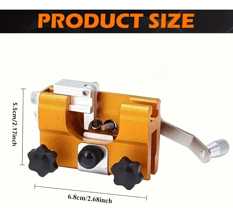 Fast  Chain Sharpener, Chainsaw Sharpener Kit, Portable Hand Crank Chainsaw Chain Sharpener Set, for All Kind Of Chain Saws