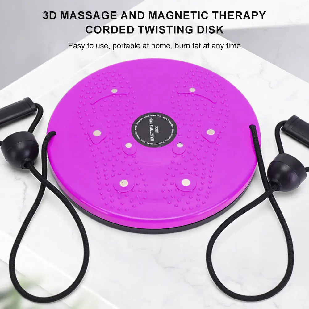Waist Twisting Disc for Core Fitness - Magnetic Massage Plate Body Shaping Massage Equipment Tidesmit