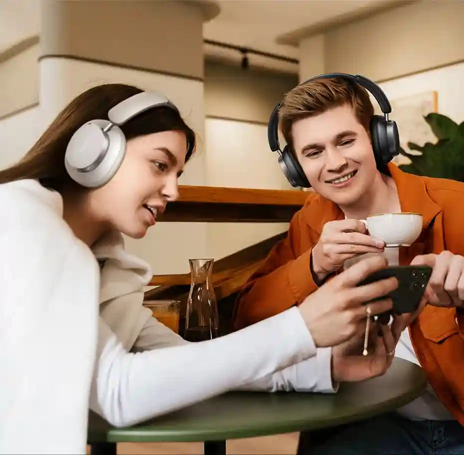 Wireless Noise Cancelling Over-Ear Headphones - 120H Studio Pro Audio Tidesmit