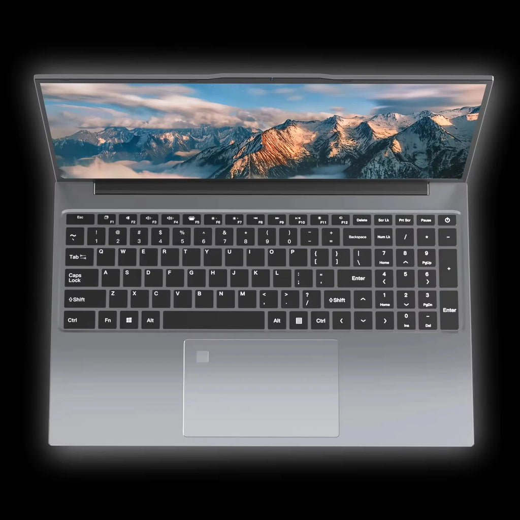 15.6" Laptop Computer Intel 10980HK Windows 11 Gaming Laptop 16GB RAM 1TB SSD 180° Open Backlit Keyboard Fingerprint Notebook PC