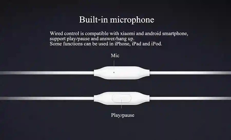 Wired In-Ear Headphones with Mic: Precision Bass for Android Devices Tidesmit