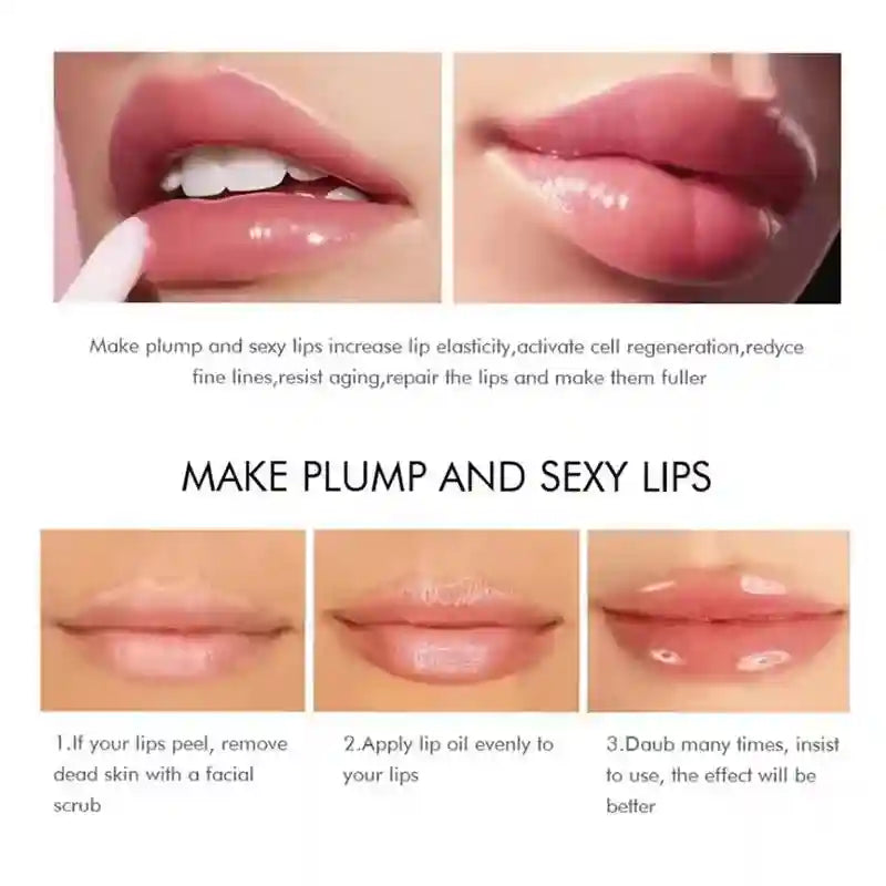 Lip Plumper Serum Instant Volume Hydrating Gloss - 8ml Cruelty-Free Lip Care Tidesmit