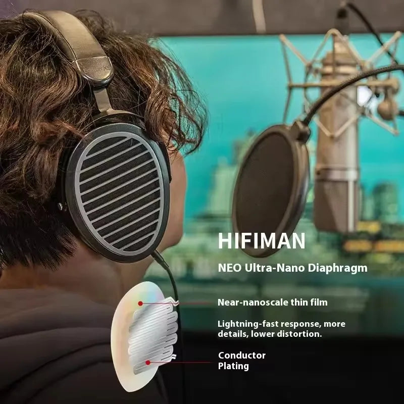 HIFIMAN Edition XS Open-Back Planar Magnetic Headphones - Black Tidesmit