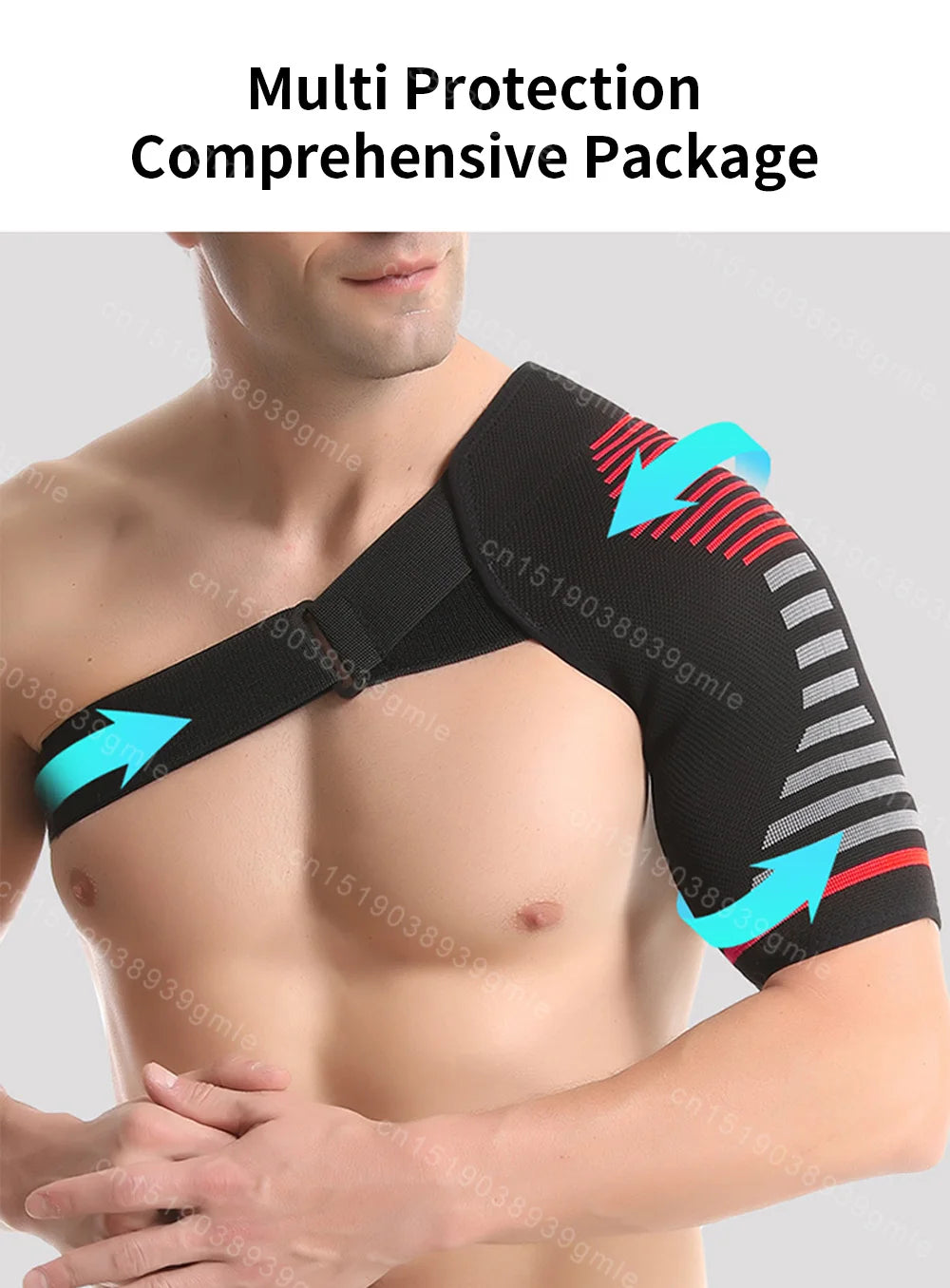 Shoulder Support Brace for Men Women Shoulder Support Orthopedic Sleeve Wrap Rotator Cuff Tendonitis Fits Right & Left Shoulder