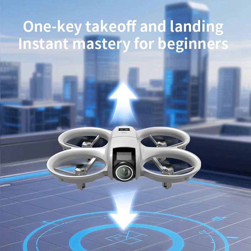 4K FPV Camera Drone H135 - Foldable RC Quadcopter with Wide Angle Lens Tidesmit