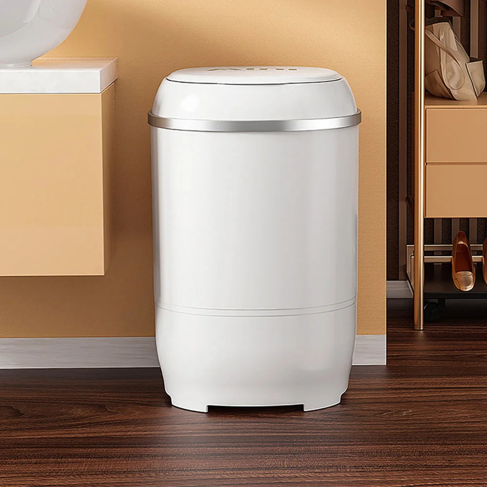 Tidesmit semi-automatic mini washing machine for baby clothes and underwear with compact portable design side view