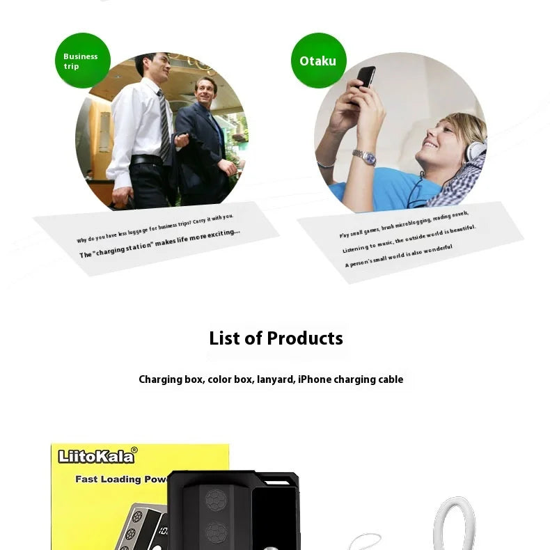 Tidesmit 22.5W Fast Portable Charger - Compact Power Bank for Multi-Devices Tidesmit
