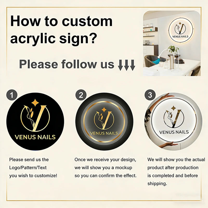 Custom Neon Sign: Personalized LED Name Light for Professional Wall Decor Tidesmit