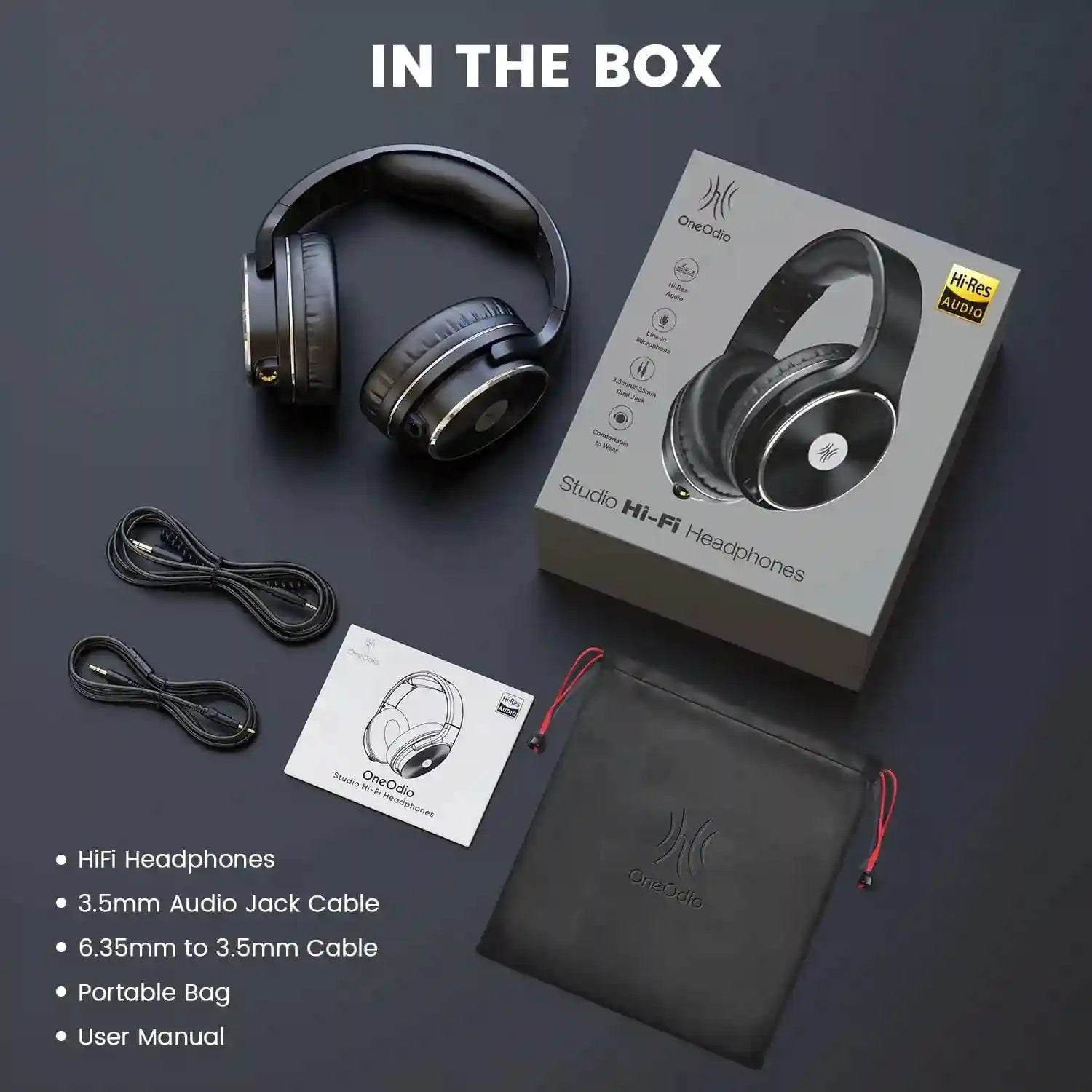 Wired Over-Ear Studio Monitor Headphones for Professional Audio Monitoring Tidesmit