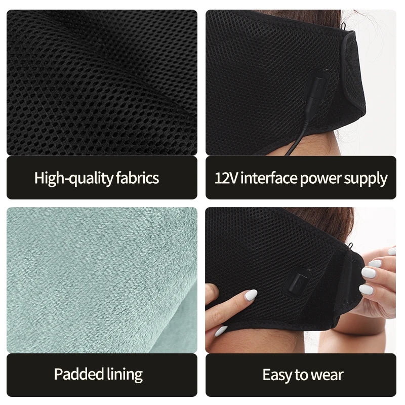 Heated Face Mask for Facial Relief and Circulation | Tidesmit Relaxation Treatment Tidesmit