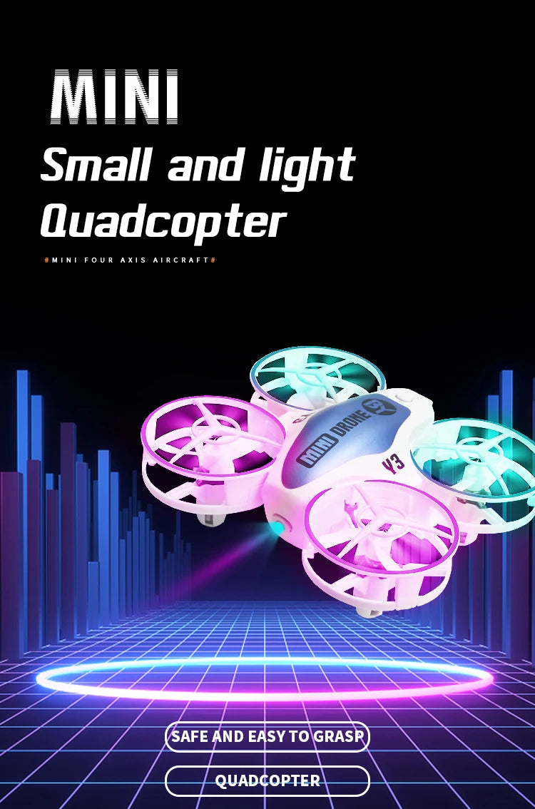 RC UFO Drone with Obstacle Avoidance and LED Lights - Tidesmit Tidesmit