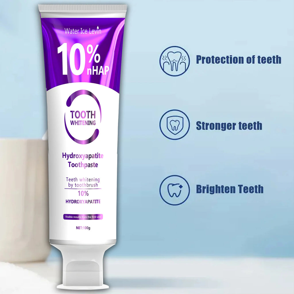 Tidesmit oxidative hydroxyapatite teeth whitening toothpaste and toothbrush set for professional brightening