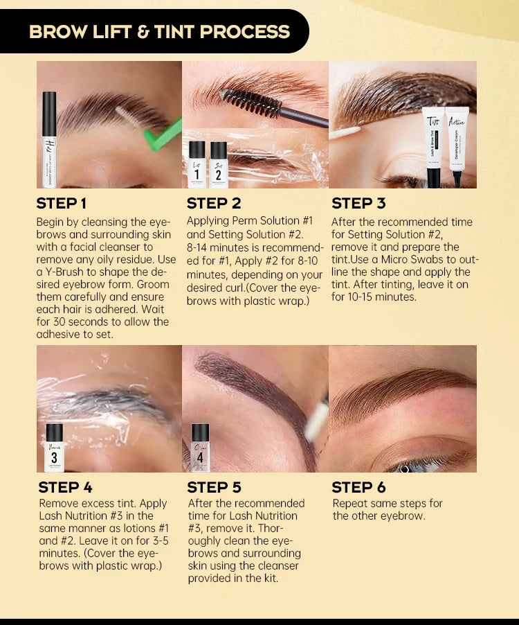 Professional Lash Lift and Tint Kit for Defined Semi-Permanent Results Permanent Makeup Machines Tidesmit