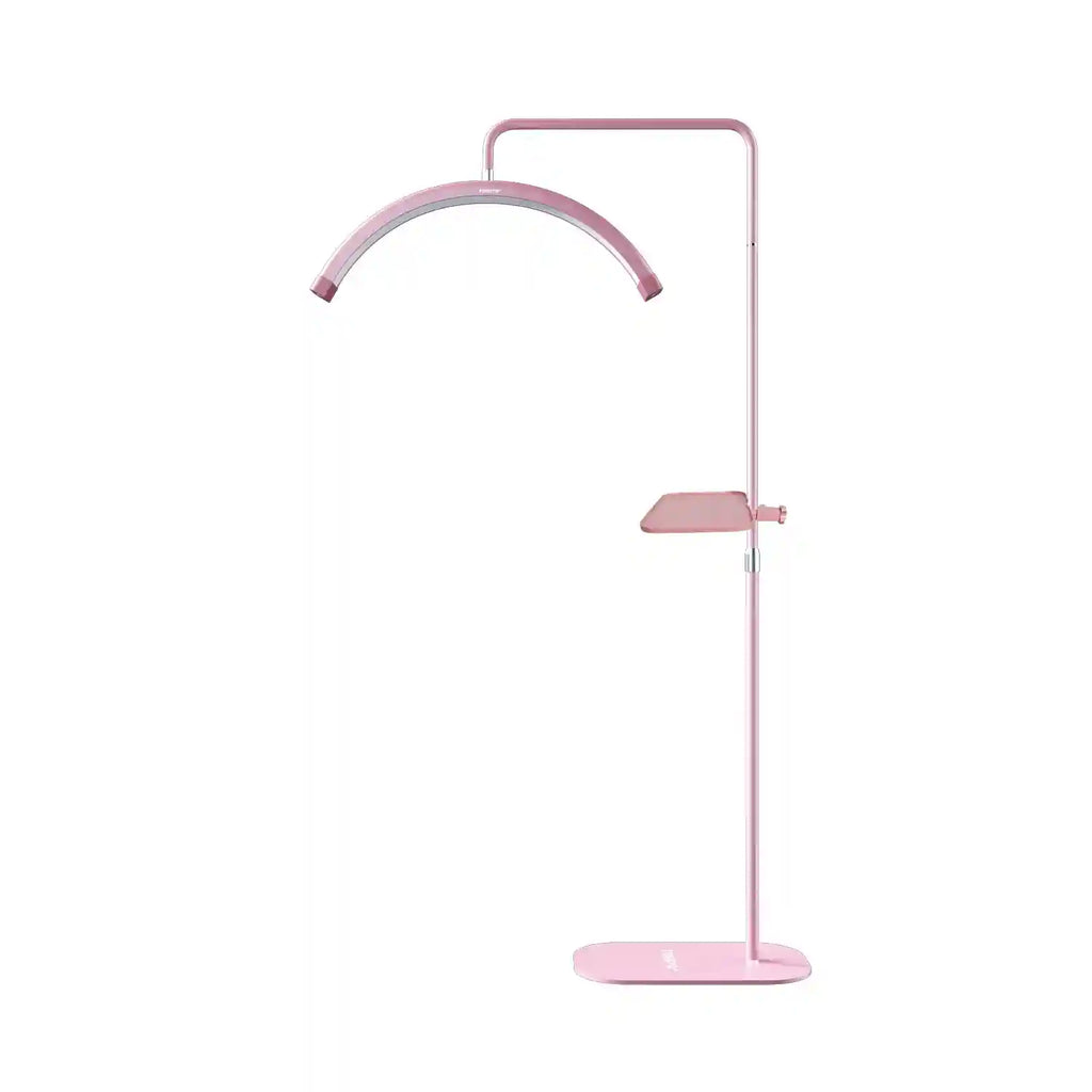LED Half Moon Lash Light with Floor Stand | Professional Salon Lighting Tidesmit