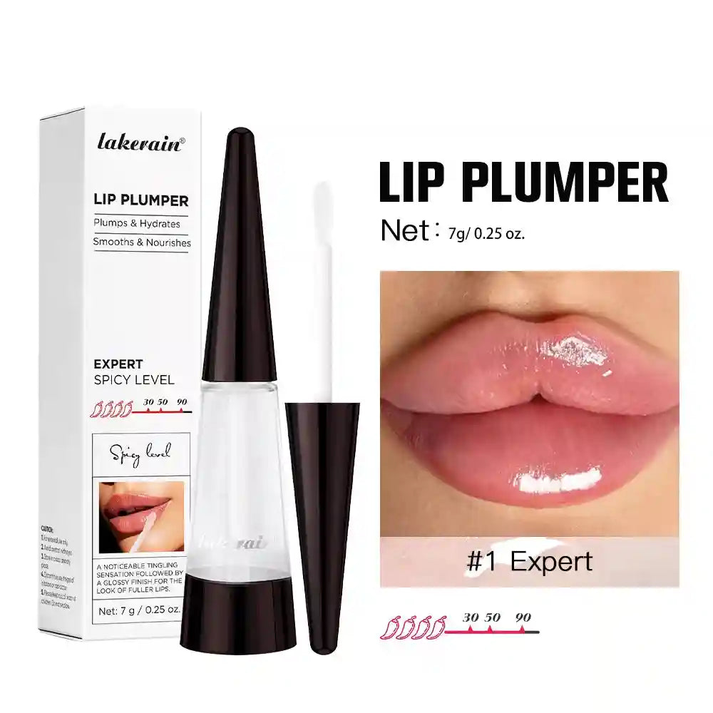 Lip Plumper Gloss – Hydrating Volumizing Oil for Fuller Looking Lips Lip Care 1Expert Tidesmit