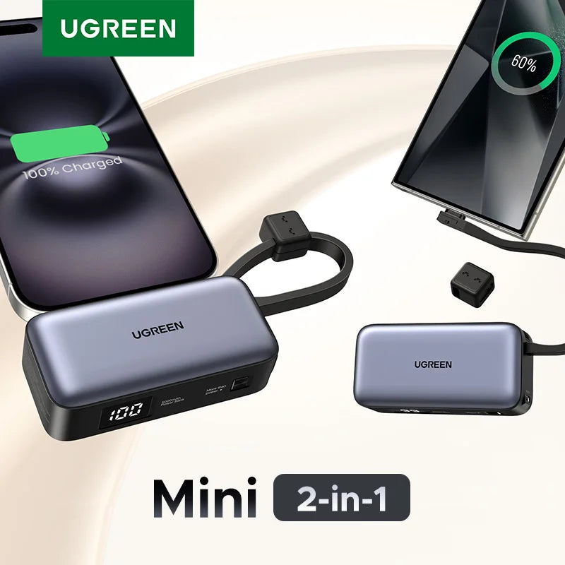 5000mAh Portable Fast Charging Power Bank with Integrated Kickstand Tidesmit