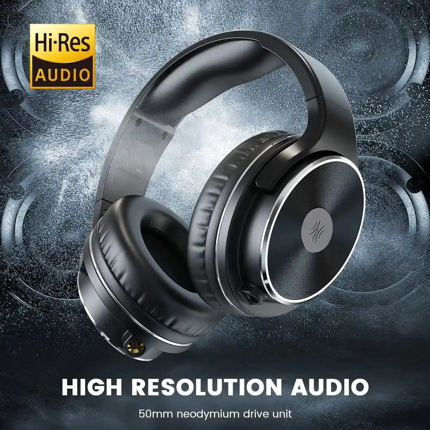Studio Monitor Headphones Wired Over-Ear with Dual Input Jacks Tidesmit