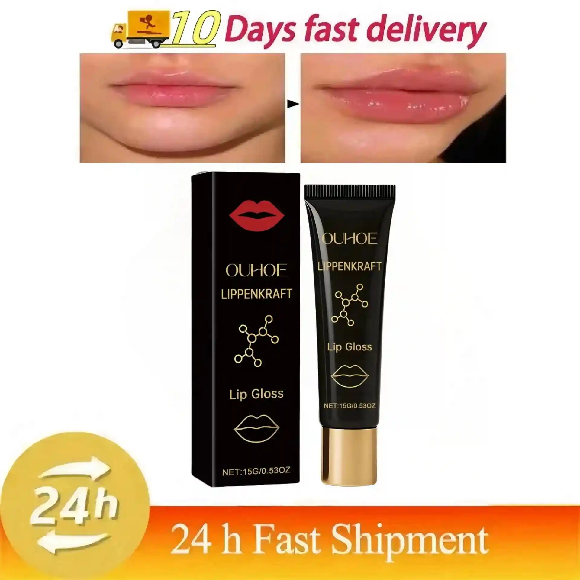 Volumizing Lip Serum: Hydrating Plumper for Fuller, Nourished Lips Lip Care 1PC Tidesmit