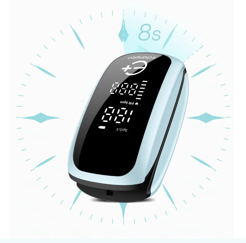 Medcial Forehead Thermometer Fingertip Pulse Oximeter Monitor Blood Oxygen Saturation Meter Pulse Oximeter USB Rechargeale