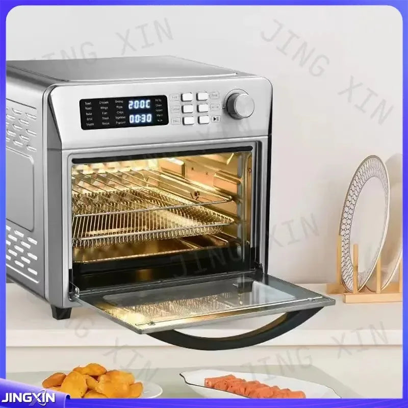 for Home-use Oil-free Healthy Digital 26L air Fryer and Grill with Stainless Steel Body