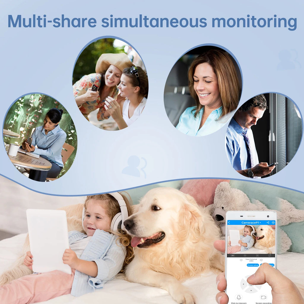 Lenovo 2K E27 Bulb WiFi Camera Home Indoor Video Surveillance Camera Color Night AI Tracking Security PTZ IP Camera Baby Monitor