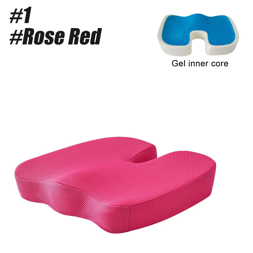 Gel Seat Cushion for Office Chair - Ergonomic Orthopedic Tidesmit Massage Cushion Tidesmit