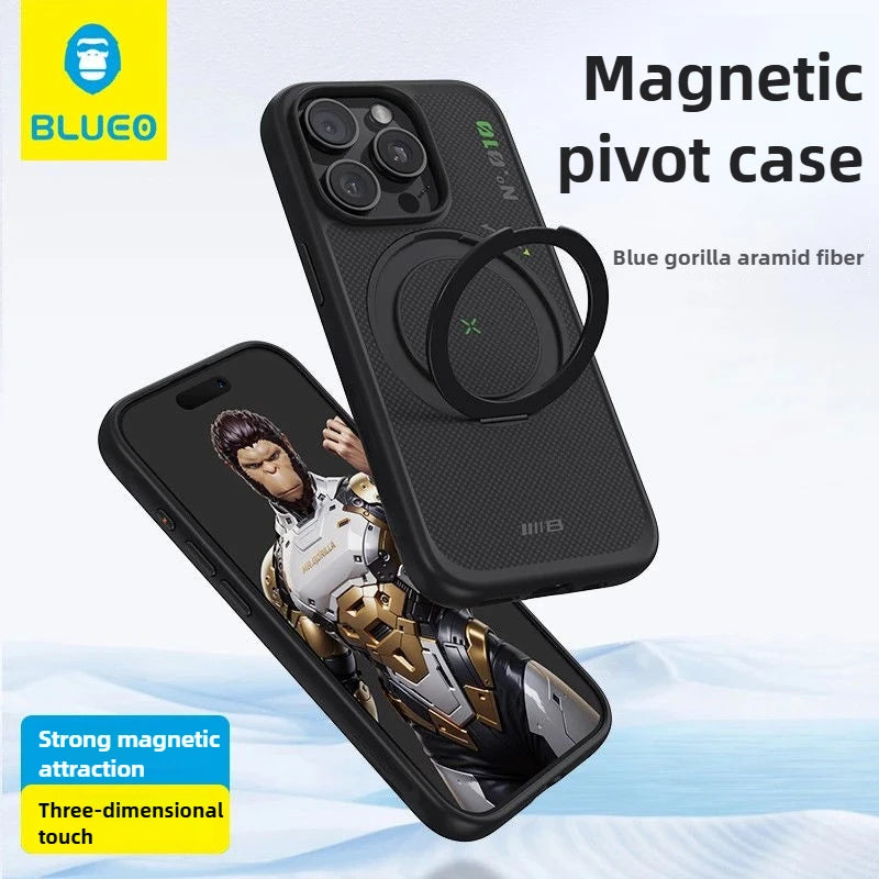 iPhone 17 Pro Max Case Aramid Fiber 360 Ring | Tidesmit Slim Fit Cover Tidesmit