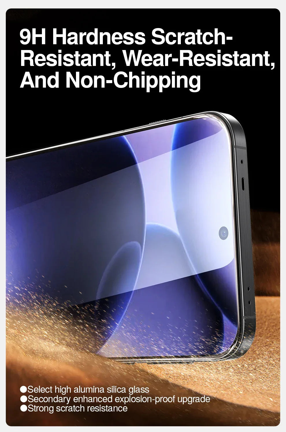 Oppo Find X8 Pro Tempered Glass Screen Protector with Dust-Free Kit Tidesmit