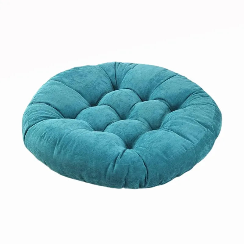 Green Large Round Floor Seat Cushion Thickened Tufted Tatami Mat Pad Ottoman Pouf Futon Chair Seat Meditation Seating Pillow 방석