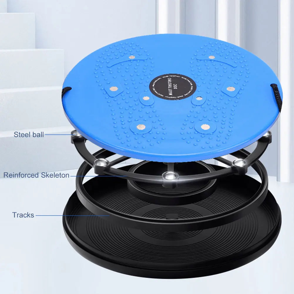 Waist Twisting Disc for Core Fitness - Magnetic Massage Plate Body Shaping Massage Equipment Tidesmit