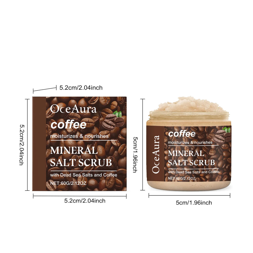 Body Exfoliating Scrub for Radiant Skin - 60g Natural Formula Scrubs Treatments Tidesmit