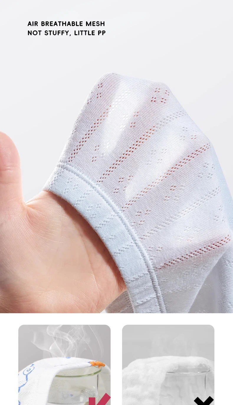 2pcs Newborn Training Pants Cotton Thin Summer Baby Widen Shorts Washable Boy Girl Cloth Diapers Reusable Nappies Infant Panties