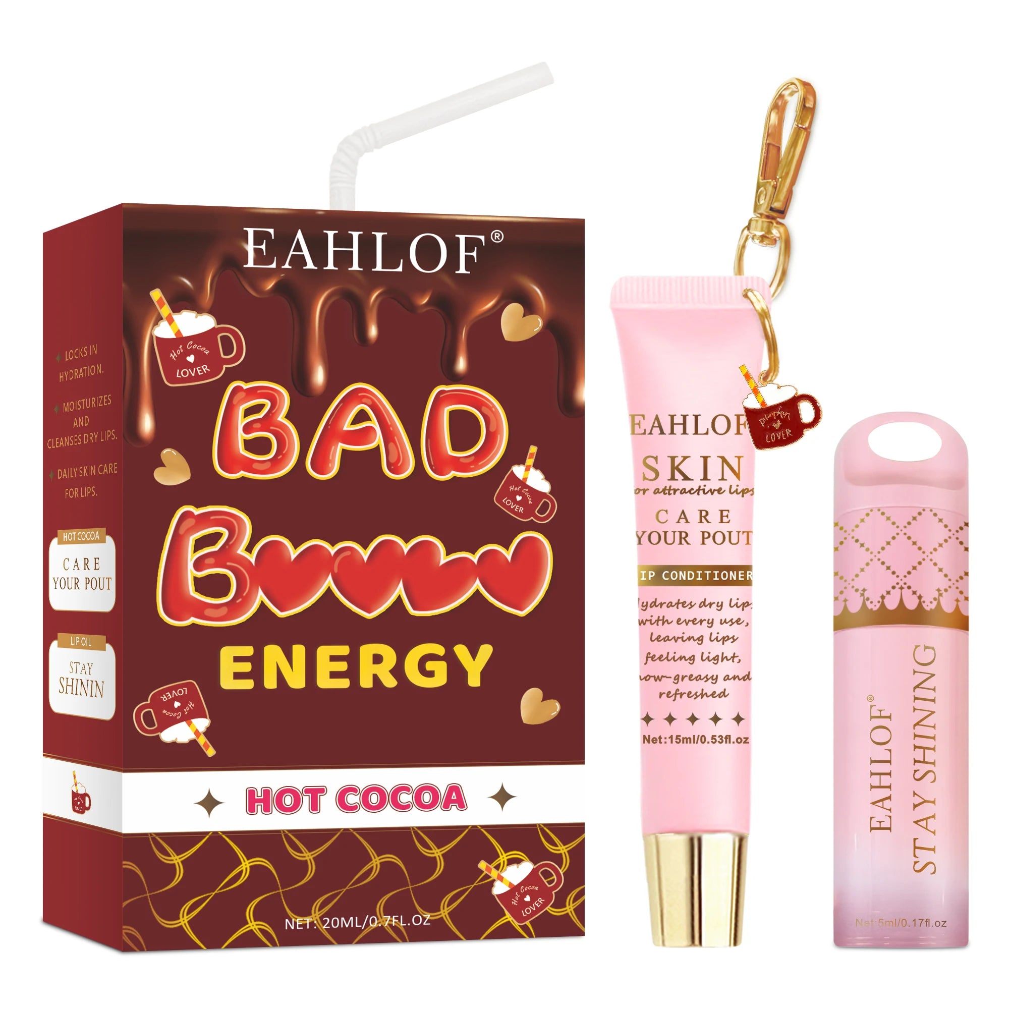 Moisturizing Lip Balm Mask - Intensive 15ml Treatment for Dry Lips Lip Care HOT COCOA 15ml Tidesmit