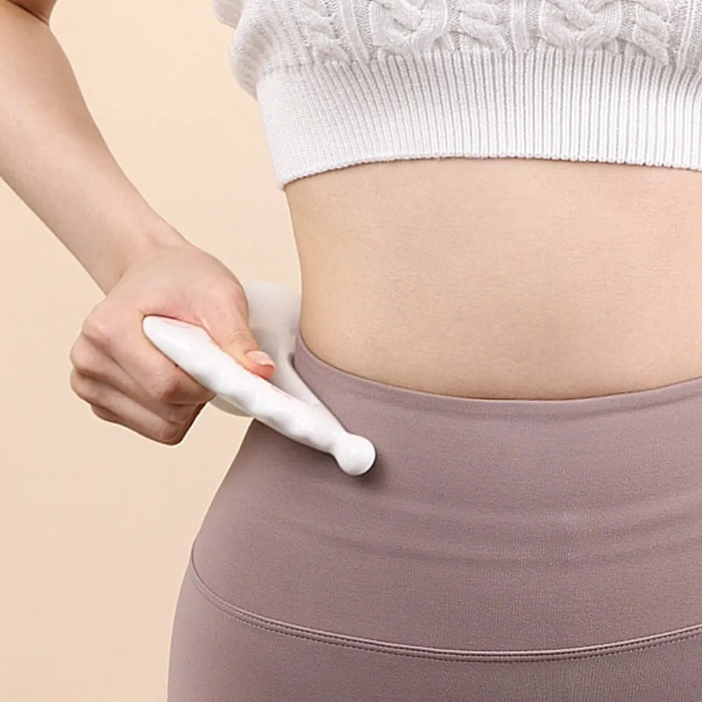 Fascia Gun for Deep Tissue Muscle Recovery - Portable White Massager Fascia Gun Tidesmit