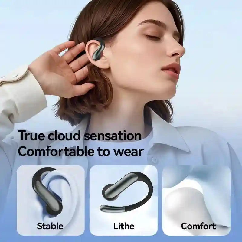 Wireless Over-Ear Headphones with Active Noise Cancellation - Gray/Black/Purple Tidesmit
