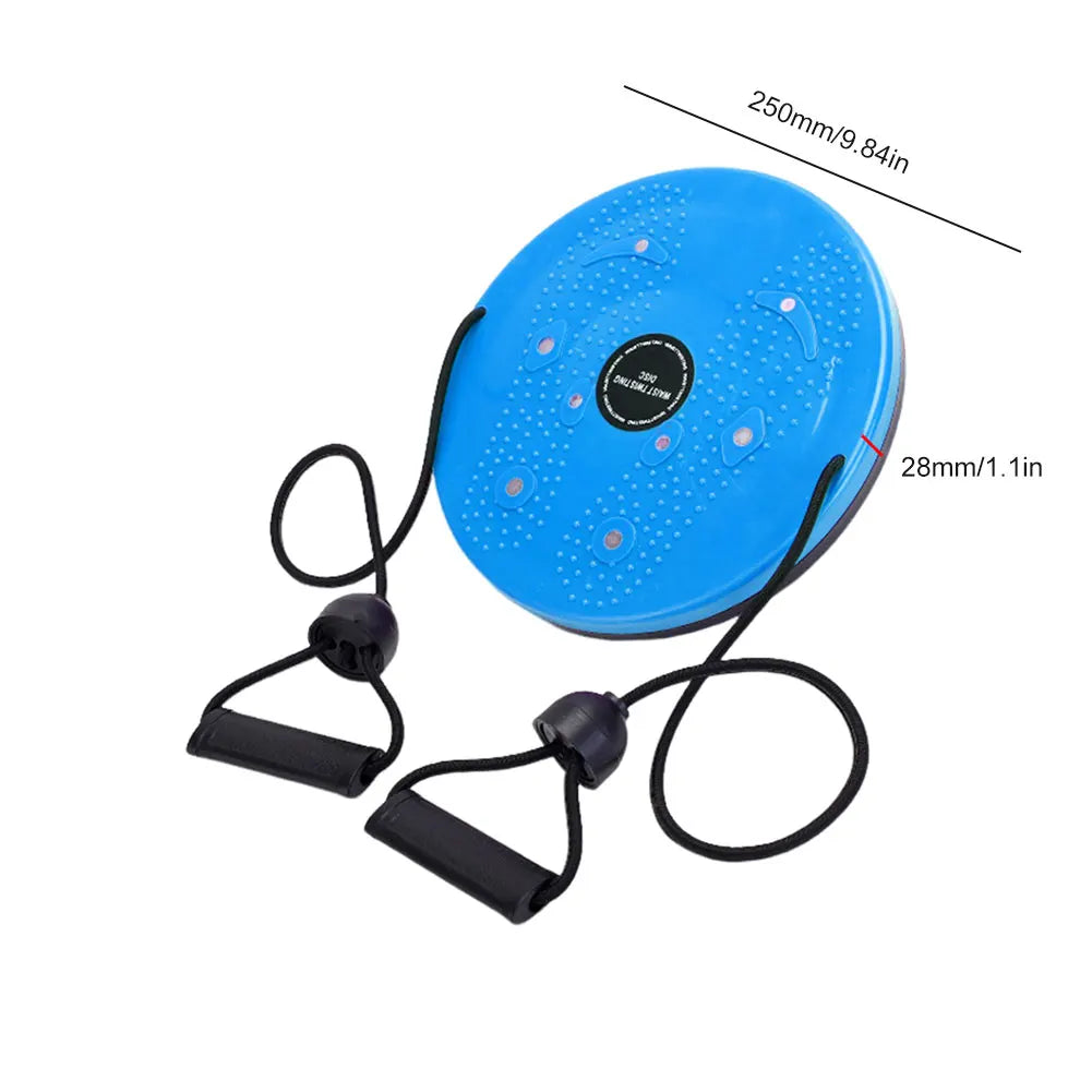 Waist Twisting Disc for Core Fitness - Magnetic Massage Plate Body Shaping Massage Equipment Blue Tidesmit