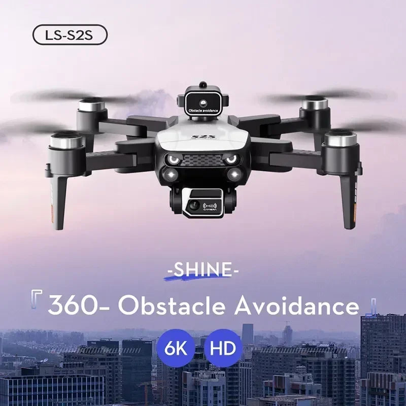 Tidesmit GPS Camera Drone with Obstacle Avoidance and Dual 6K Lens Tidesmit