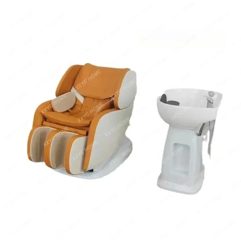 Shampoo Massage Chair – Electric Reclining Salon Bed for Muscle Relief Massage Chairs Tidesmit