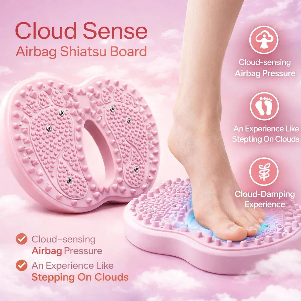 Inflatable Foot Massager Mat: Portable Rechargeable Reflexology Pad Massage Cushion Tidesmit