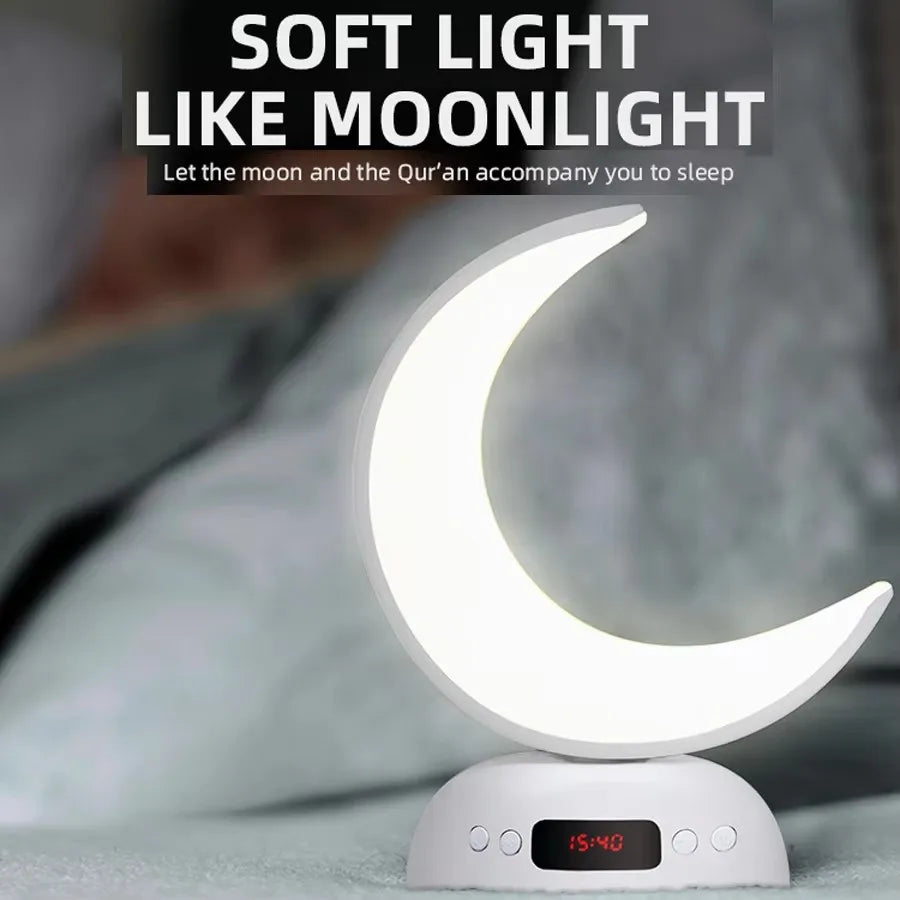 Quran Azan Clock Islam Muslim Arabic Koran Bright Bluetooth Speaker Portable Night Light Lamp Holy Wireless Ramadan Islamic Arab