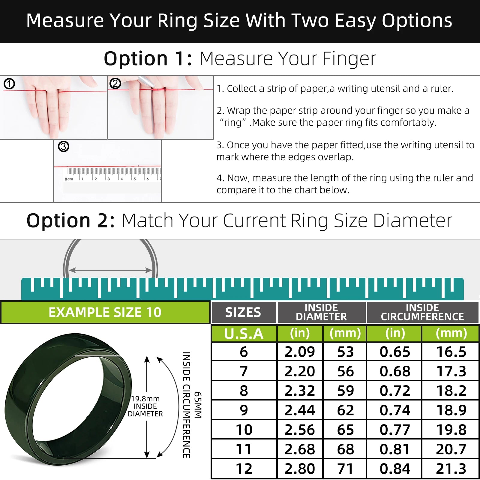 Tesla Smart NFC Health Ring - Heart Rate & Blood Oxygen Monitor Tidesmit