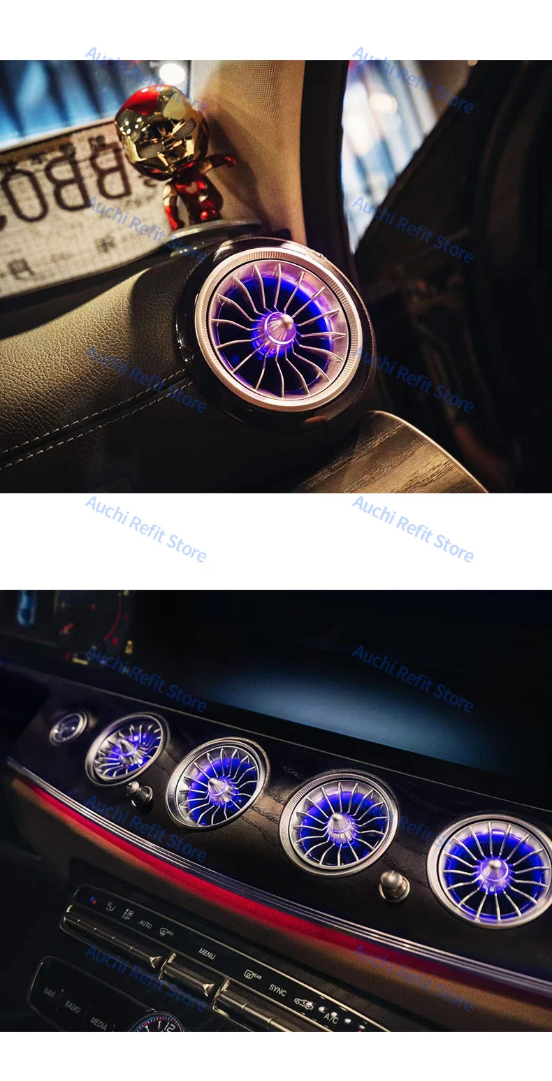 Mercedes-Benz W213 Ambient LED Air Vents with 3D Rotating Speaker Tidesmit