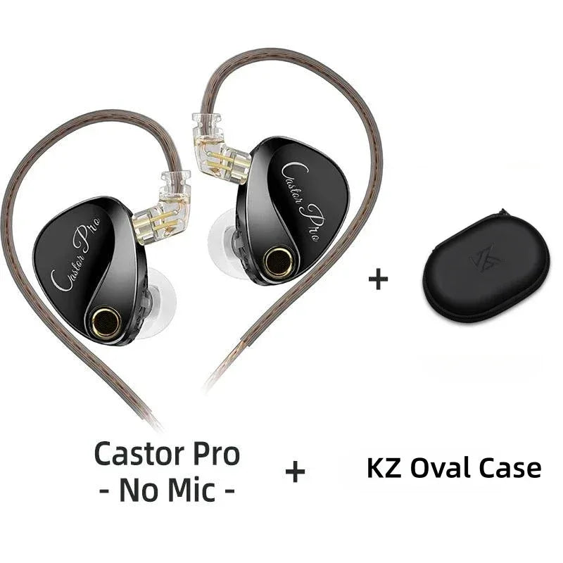 Tidesmit Dual Dynamic Driver Hi-Fi Wired In-Ear Monitors Black-NO MIC-BAG Tidesmit